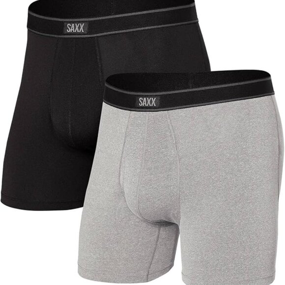 New SAXX Underwear Co. Men's Underwear with Pouch Daytripper Boxer Brief Fly 2Pk - Picture 1 of 5